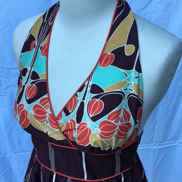 Halter Art Nouveau Dress - Picture 2 of 3